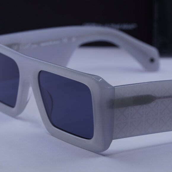 Off-White OERI140 TROY 0945 Rectangle Sunglasses – Grey/Blue - Picture 3 of 9
